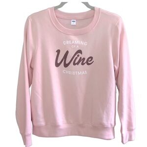 🍷 Old Navy “Dreaming of a Wine Christmas” Size S. NWOT